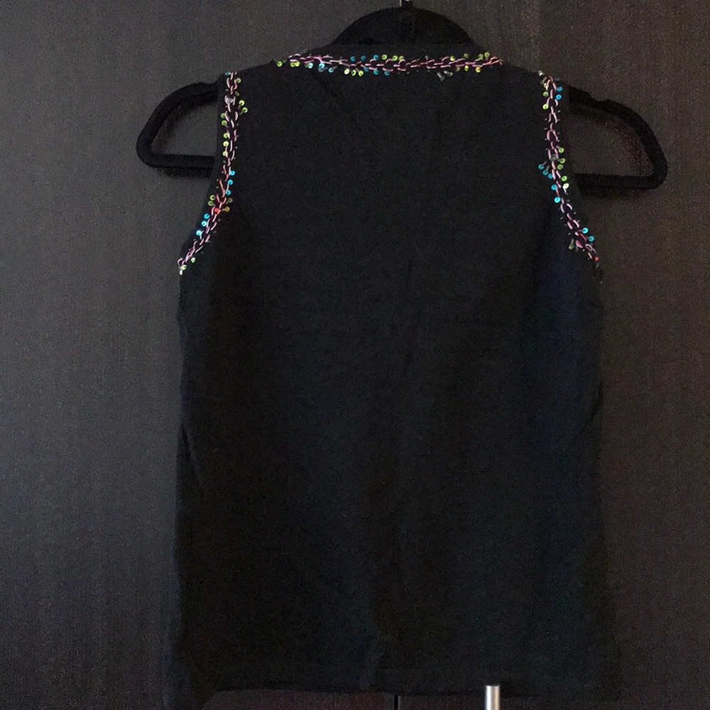 Sequined Michael Simon Set -Shell & Matching Shirt - image 6